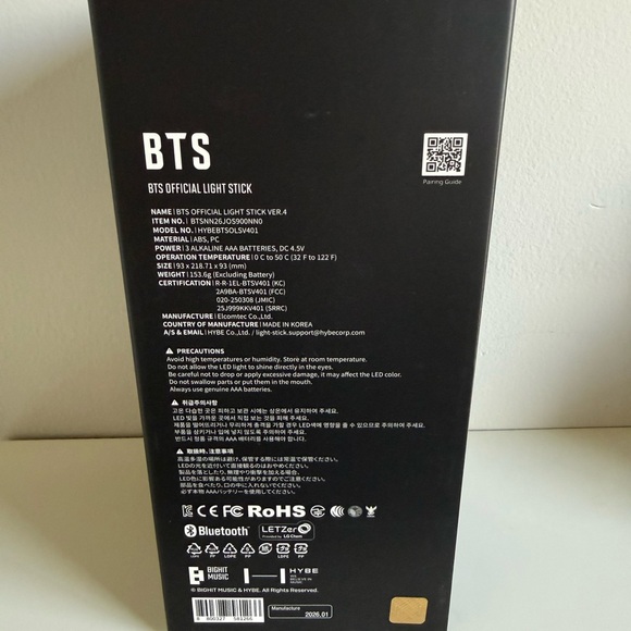 **RESTOCK - READY TO SHIP**
BTS OFFICIAL LIGHT STICK VER.4 - Picture 2 of 7